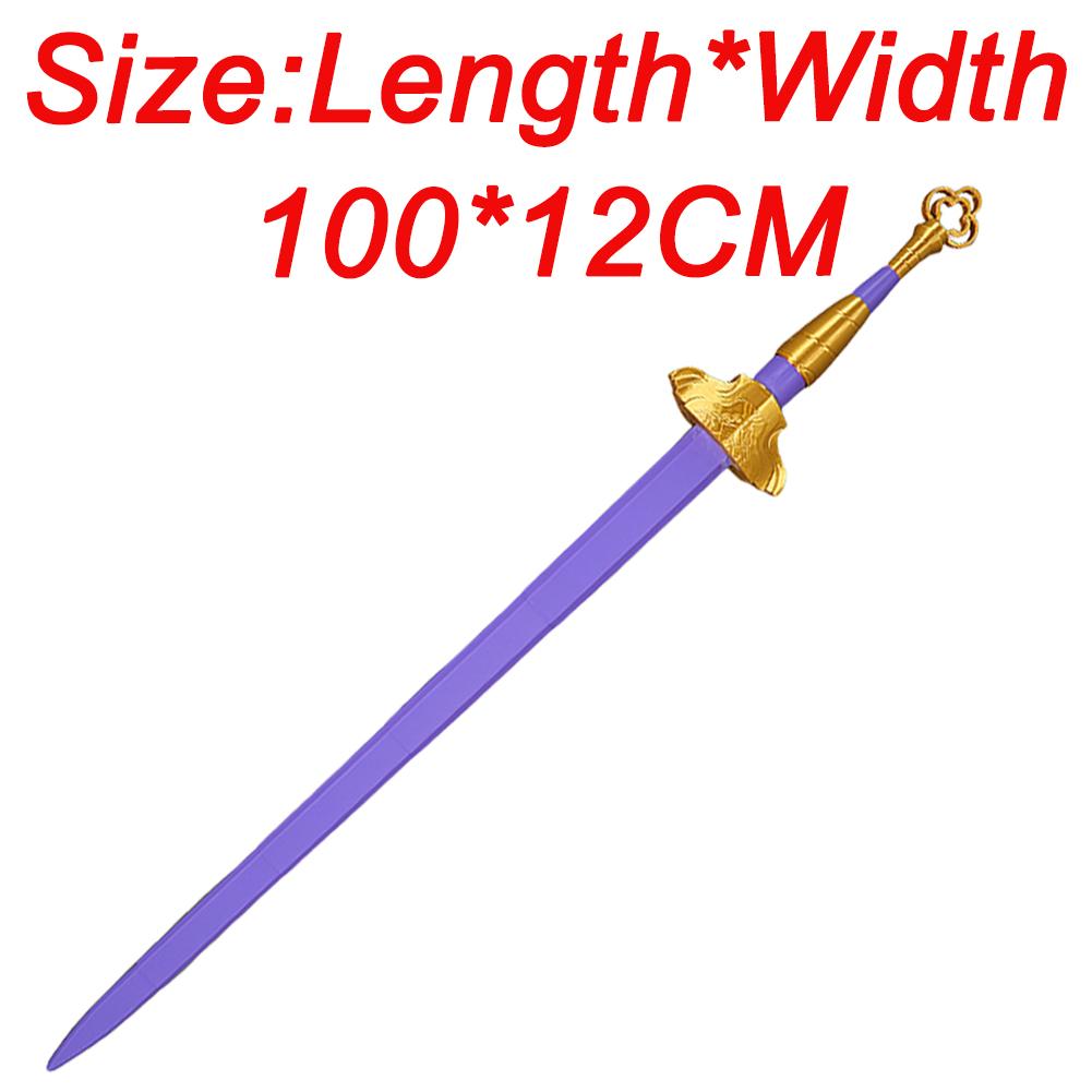

Руми KPOP меч, охотник на демонов, аксессуары для костюма, оружие, длинный нож, фиолетовый меч, аксессуары для костюма на Хэллоуин, карнавал