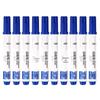 SK108 Erasable Whiteboard Markers, Blue, 10-Pack