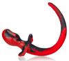Plug Queue Queue De Chiot Bouledogue 11,5 X 6 Cm Rouge - Oxballs - Puppy Play, Godemichés Queue