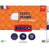 DODO - Couette chaude - Effet Plume - 240 x 260 cm - 400 g/m² - 2 personnes - 100% Polyester