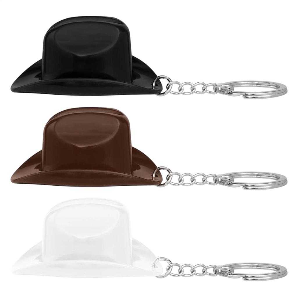 Cowboy Hat Style Bottle Opener Retro Western Ornament Cowboy Hat Shape Beer Opener Keychain For Tote Bag Backpack Car Keys