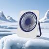 Compact Silent Desktop Electric Fan for Office