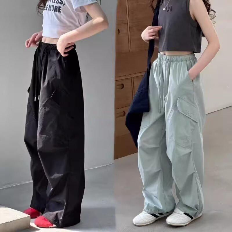 2026 Trendy Girls’ Summer Loose Overalls - Stylish Casual Pants
