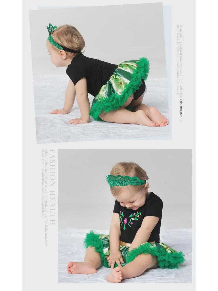 New Summer '02 Baby Frozen Two-Piece Dress: Short-Sleeved Top with Wings and Skirt