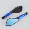 Suitable for Motorcycle Modification Aluminum Alloy Rearview Mirror Rearview Mirror Street Bike Sports Bike Rearview Mirror Pentagonal Rear