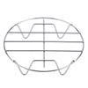 8  3 In 1 Multifunctional   Fryer Accessories Set Bread Shelf Cake Barrel Pizza Pan(Black)