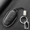 Genuine Leather Car Key Case Cover Fob for Leading Ideal Lixiang ONE L6 L7 L8 L9 2022 2023 2024 Keyless Keychain Durable Luxury