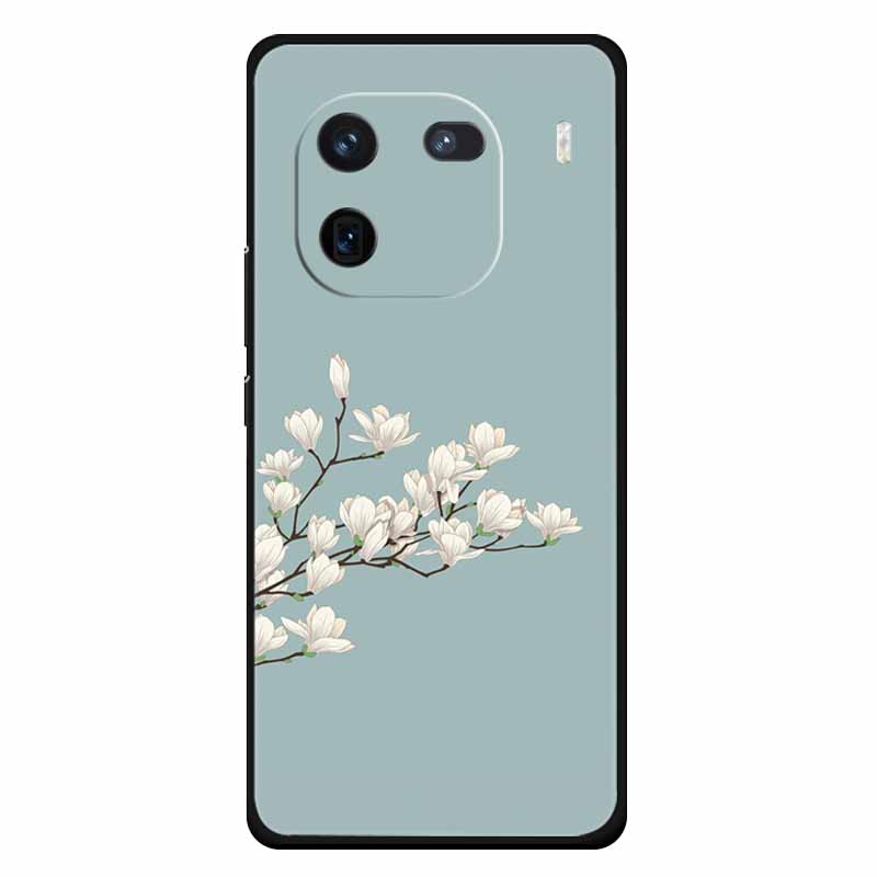 Für Vivo Iqoo 12 Hülle Weiches Silikon Katze Eule Mode Rückseitenabdeckungen für Vivo iQOO 12 Pro Hüllen Marmor Stoßfeste Handyhüllen Iqoo12