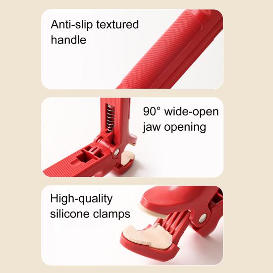 Anti-Scalding Clip Non-Slip Bowl Tongs Kitchen Gripper for Hot Bowls Baking Trays Plates Steamers