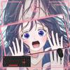 New Anime The Fragrant Flower Blooms with Dignity Mouse Pad Cute Kawaii Girl Kaoruko Waguri Desk Mat Print Keyboard Mat