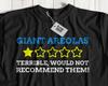 Funny Areola Reduction T-Shirt Nipple Surgery Gifts