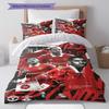 Red MUFC Glory Bedding Quilt Set Quilt Cover Pillowcase Home Decoration Birthday Gift (1 * duvet cover + 2 * pillowcase, without core)