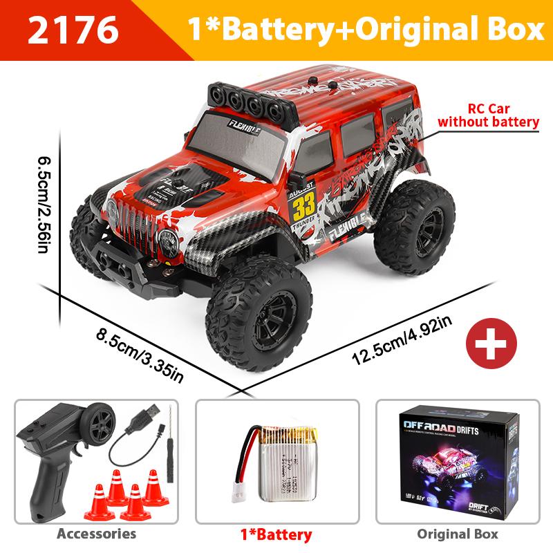 1:32 Mini RC Car With Camera 20Km/h Remote Control Off-Road High Speed Racing Drift Children Electric Toy Crawler for Kids Gift