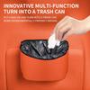 1PC car trash can portable door side hanging garbage box multi-function car trash can storage box storage
