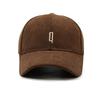 Autumn Winter Corduroy Baseball Cap Women Retro Cap Men Outdoor Hard Top Cap