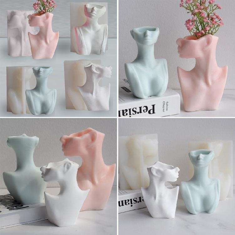 Baking Mould Supplies 3D Flower Pot Silicone Mold Making Cupcake Chocolate Bake