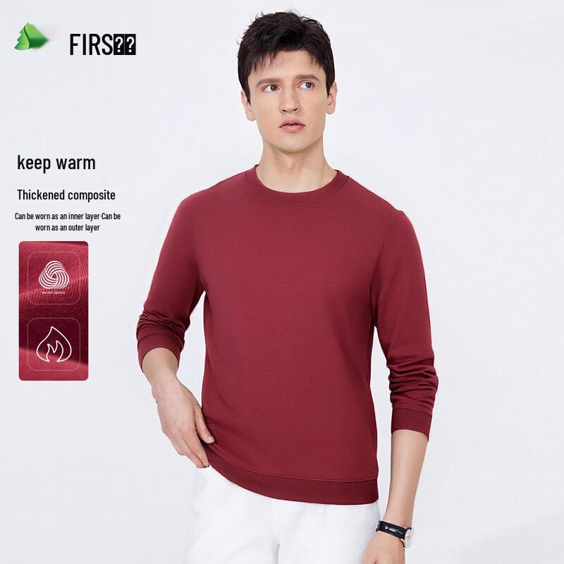 

Shanshan Men s Crew Neck Thermal Sweatshirt L