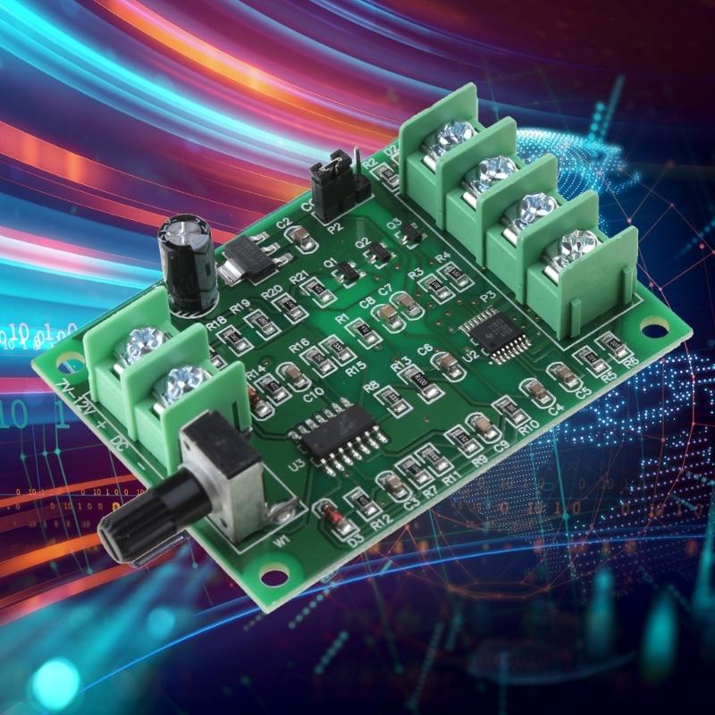 Brushless Motor Controller Hall DC Motor Balancing Automotive Balanced Driver Control Board Speed Control Module 7V-