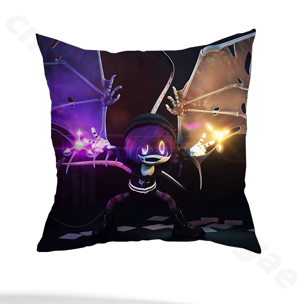Cute Dog UZI Killers pillowcase casual style decoration, suitable for home decoration (excluding pillow core)
