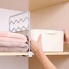 Clothes Space  Divider Wardrobe Shelf Saving Rack Organizer