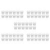 A84E-60Pcs Crown Cake Topper Mini Baby Crown Queen Crown Small Princess Headpiece Cake Decoration For Baby Shower Decor