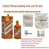 Zodiac Wine Seal Set: Snake, Rabbit, Dragon Membrane & Heat Shrink Film for Bottle Protection.
