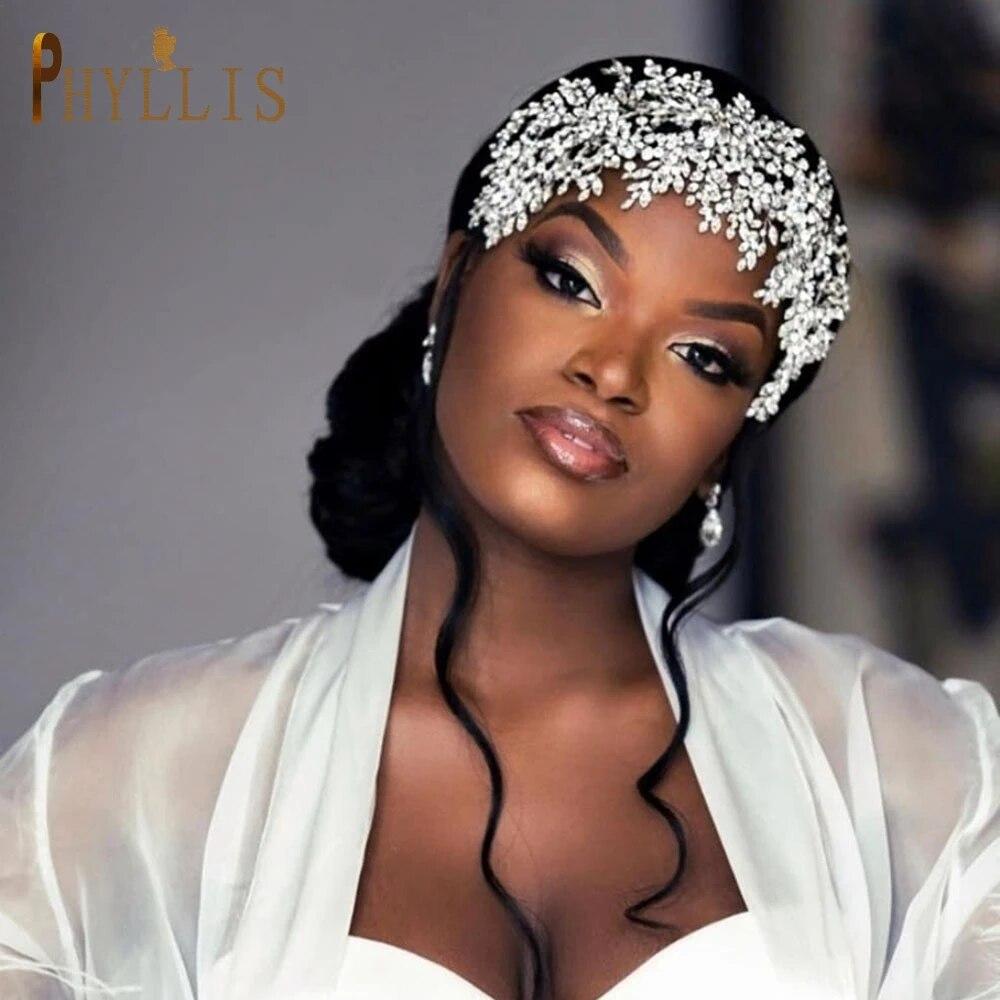 DZ096 Роскошная свадебная корона с цветочным головным убором — фото 4