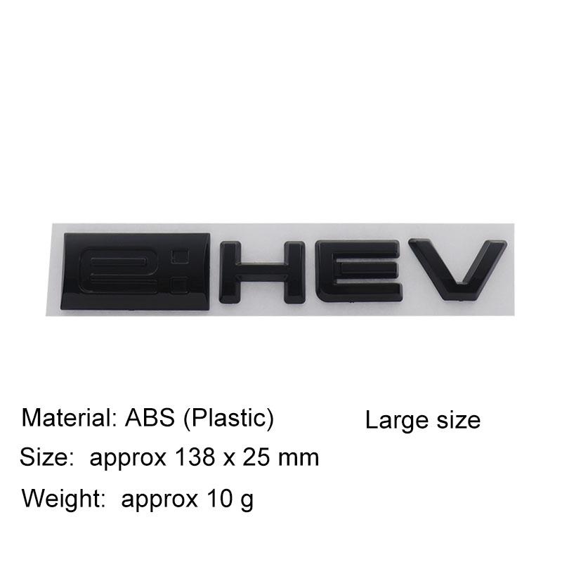 3D Premium e: HEV Für Hybrid Fit Auto Kotflügel Kofferraum Heckhaube Namensschild Aufkleber Emblem Abzeichen Aufkleber