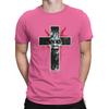 Fans Men's T Shirts T-The Exorcist Vintage Tee Shirt Short Sleeve Round Neck T-Shirts 100% Cotton Unique Clothing
