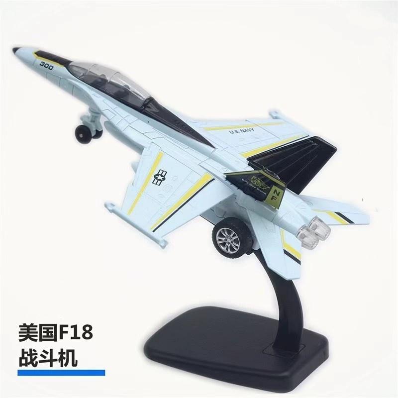 Toys Airplane F16/F18/F35/F117A Aircraft Scale USA Fighter Metal Alloy Souvenir Plane Collection Boys Christmas Gift