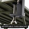 Outdoor Aluminum Storage Rack Desktop Double Layer Storage Rack Portable Rack Camping Grill Adjustable Multi-functional Rack
