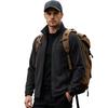 Men S Fleece Zip Stand Collar Jacket Outdoor Warm Plus Size