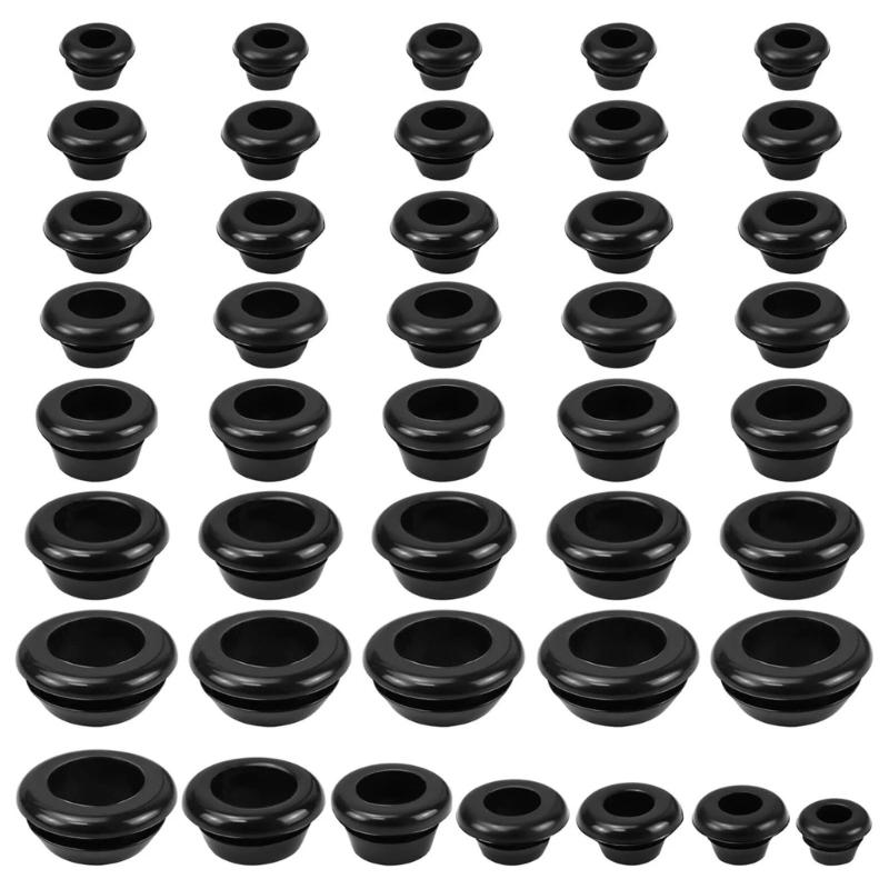 70pack Rubber Cable Grommets Waterproof And Dustproof Sealing Wire Hole Grommets for Electrical Panel Boxes