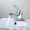 Double-Hole Basin Faucet Bathroom Zinc Alloy Hot And Cold Water Faucet Bathroom Sink Mixing Valve Switch Sink Mixer Tap