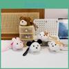 Dog Rabbit Cat Tie Animal Plush Doll Keychain Pendant For Home Decor Office