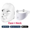 LED Face Neck Mask Rechargeable LED Photon Beauty Machine Facial Rejuvenation SPA Skin Care Tool