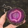 Natural Solar Quartz Gemstone Handmade Copper Wire Wrap Pendant 3.94 D5j05