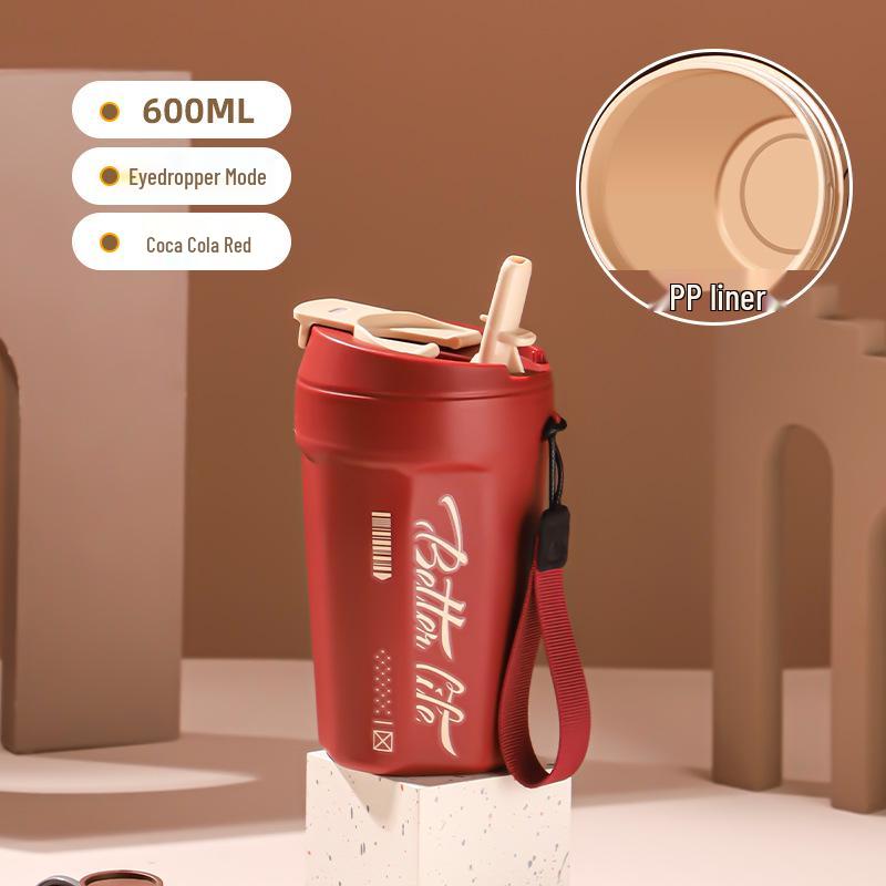 304 Double-Layer Stainless Steel Travel Thermos Mug