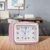 Students with Square Plastic Alarm Clock Simple Fashion Children Boys and Girls Get Up Artifact