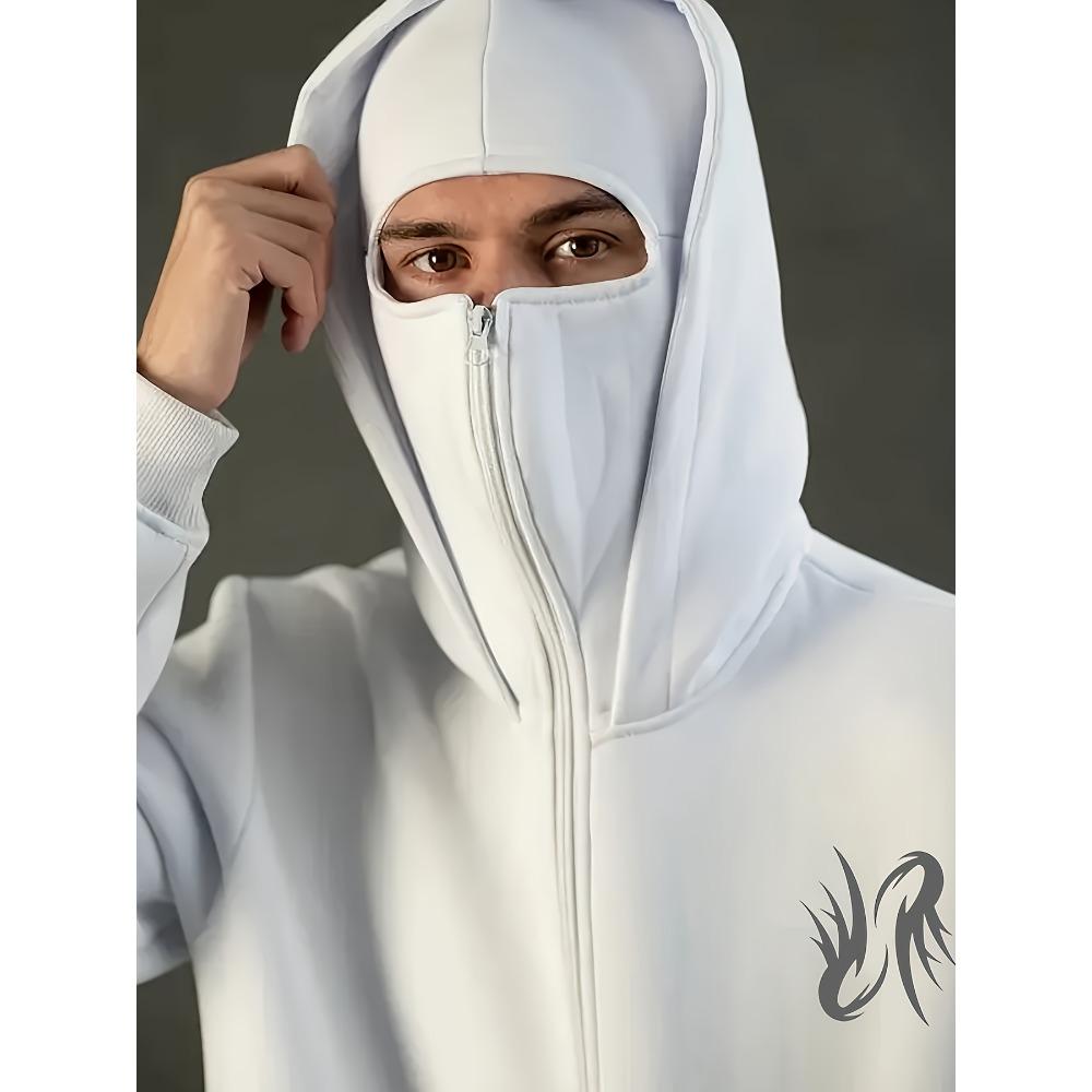 Men's Casual Hooded Sweatshirt with Unique Flame Hooded Pullover | Comfortable Fit,Sweater Hoodie