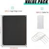 6/12Pcs Prevent Scatter Cage Protection with Zip Ties Guinea Pig Habitat Siding  Pet Cage
