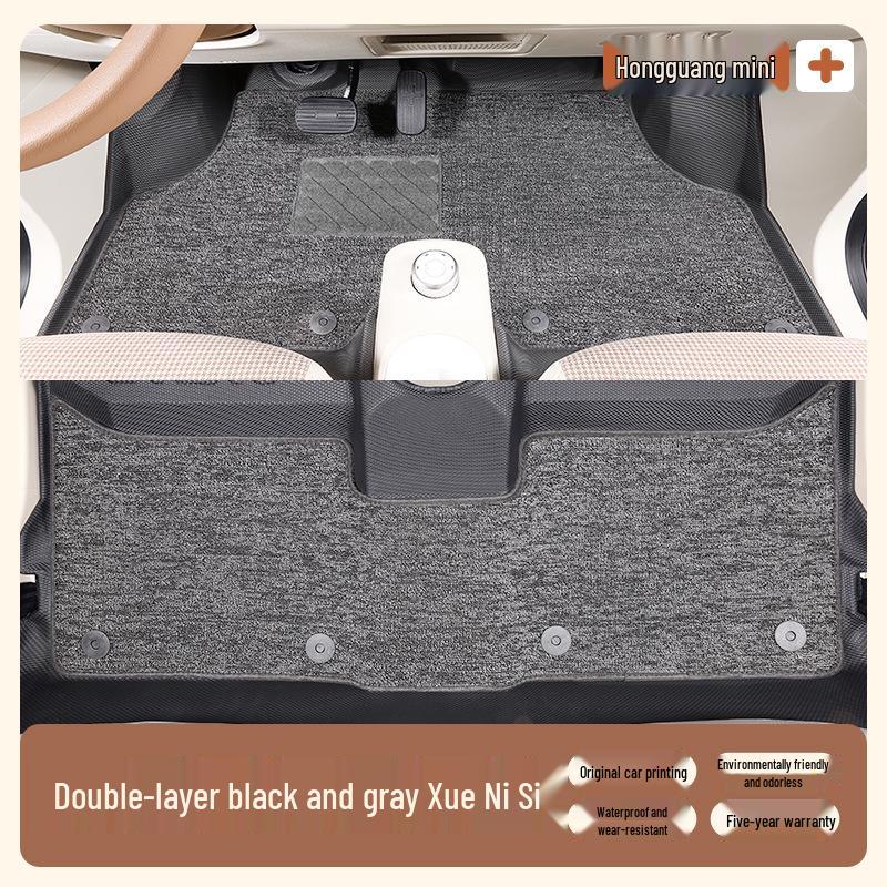 Kompatible Fußmatten für Wuling Hongguang Mini Dritte und Vierte Generation Macaron, Version für vier Türen