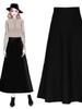 Herbst Winter Hohe Taille Langes Kleid A-Linie Kleider Übergröße Damenbekleidung Neuer Stil Elegant Vielseitig Schlankmachend Hüftabdeckung