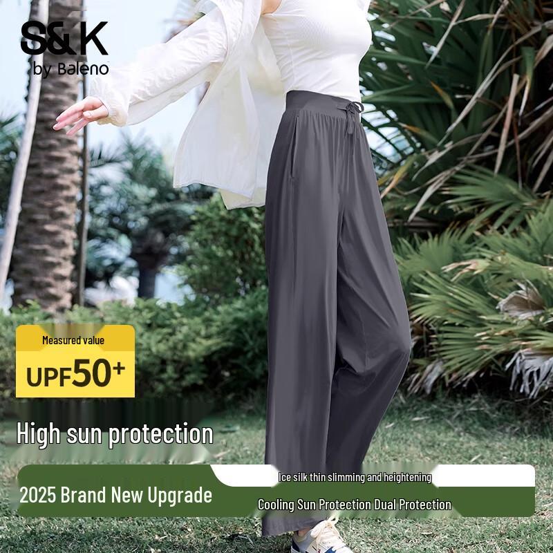

Baleno S&K Women s UPF50+ Ice Silk Sun Protection Casual Pants S
