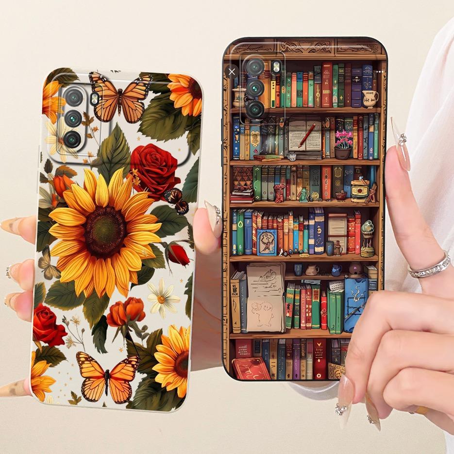 For Xiaomi Poco M3 Case PocoM3 Pro 4G Cute Fashion Cartoon Cover Soft TPU Matte Phone Case For Xiaomi Poco M3 Pro 5G Fundas Bags