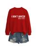 Women's Casual European & American Winter Pullover Sweatshirt