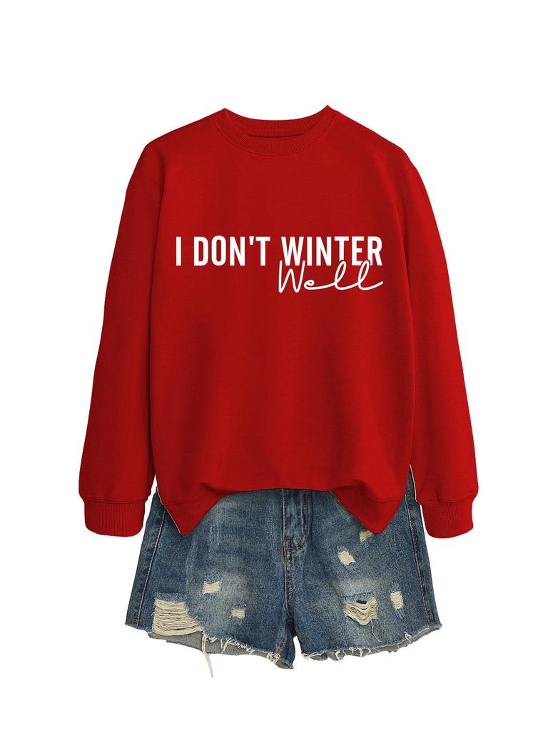 Women's Casual European & American Winter Pullover Sweatshirt