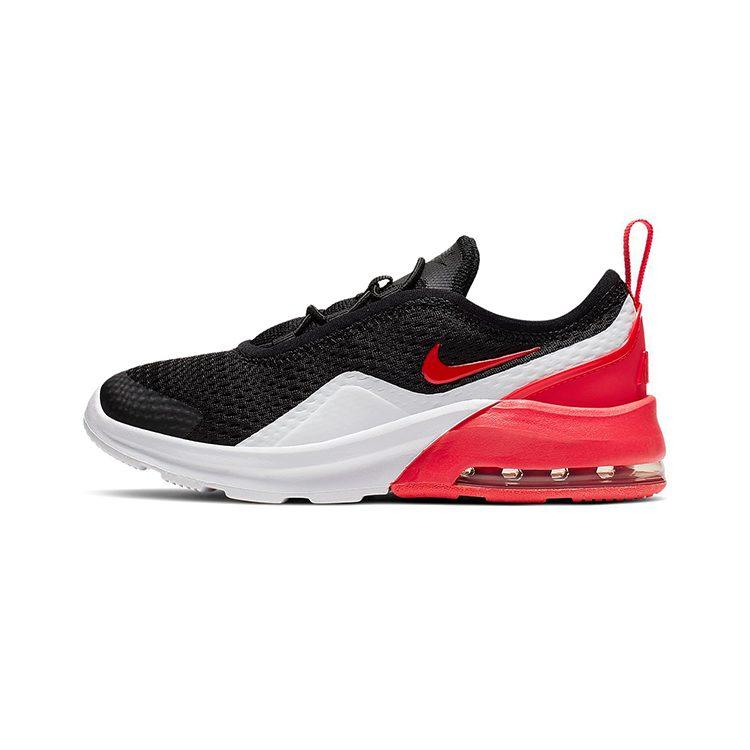Nike Air Max Motion Lace Up Kids Lifestyle Shoes Black White Red Children Aged 3 7 Years Old AQ2743-007