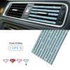 1-10PCS Car Diamond Air Conditioner Outlet Interior Trim Strip Universal U Clip Rhinestone Car Accessories Interior