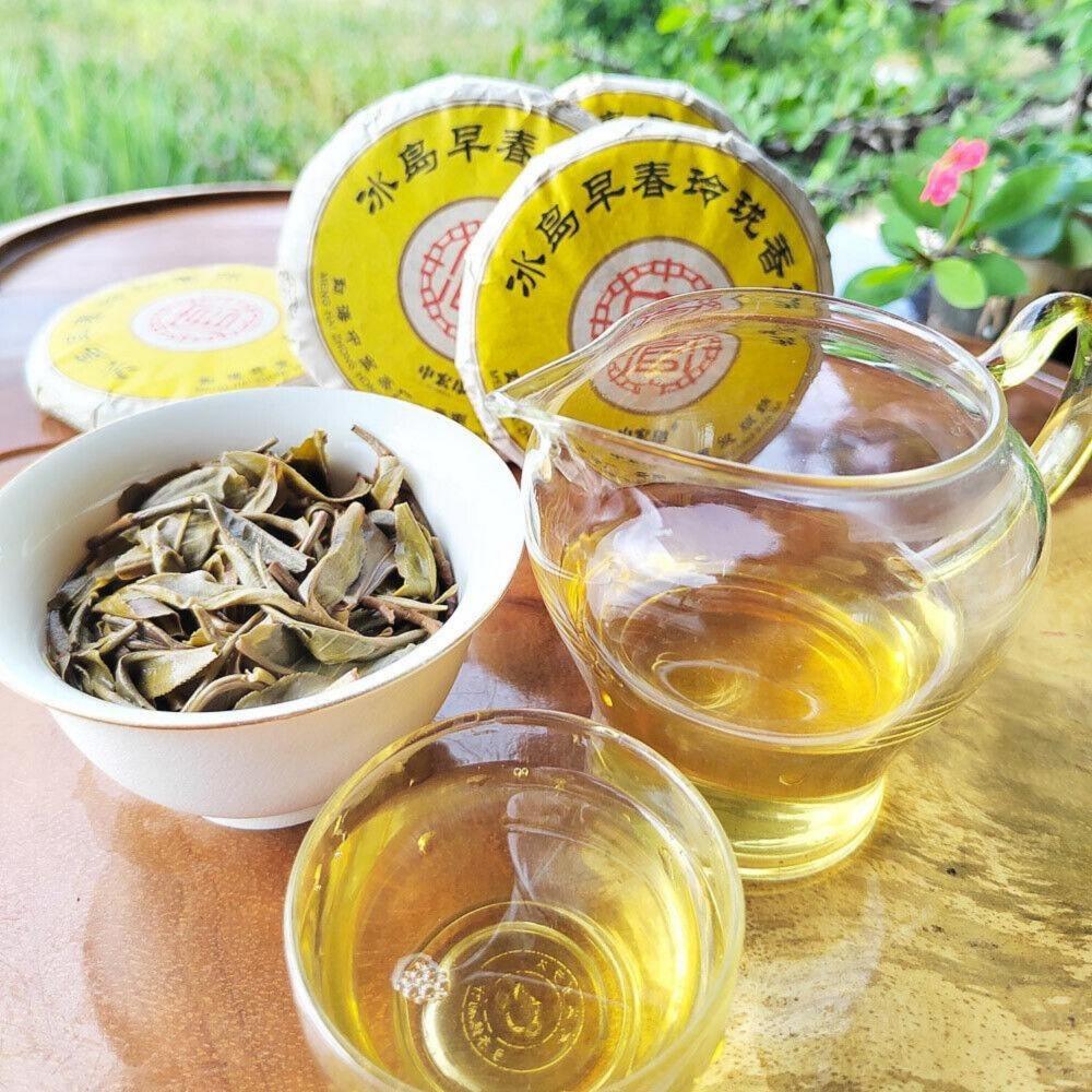 

Old Arbor Raw Pu-erh Brick Tea 100g Spring Harvest Yunnan Mengku 1